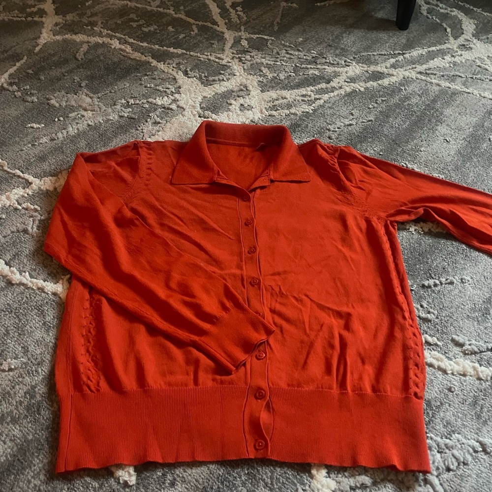 Women's Orange Sweater
